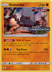 Stakataka SM180 Wave Holo STAFF Promo - SM10 Unbroken Bonds Prerelease